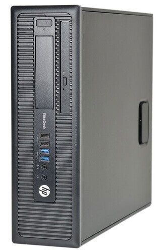 HP EliteDesk 800 G1 Low Profile Desktop Core i5-4590 3.30GHz 8GB RAM 128GB SATA/SSD Desktop Condition Good